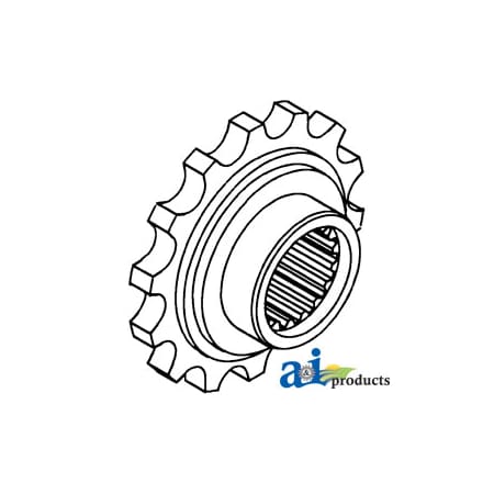 Coupler Sprocket, Front 4.8 X2.2 X4.9